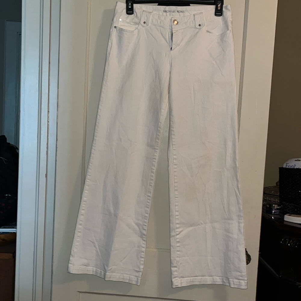 Michael Kors wide leg jeans